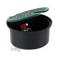 Suinga - Boîte d'arrosage circulaire 20 cm avec clé en métal 3/4" Negro 
