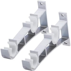 Support de rideau double au meilleur prix | Leroy Merlin