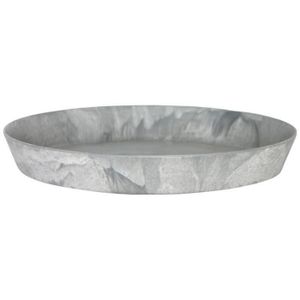 32x5cm Artstone Soucoupe rund Noir résistant au Gel et ultraléger 