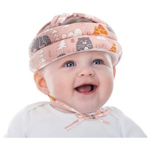 shiny-Bonnet de Protection bébé anti - Choc casque Rose