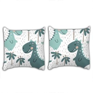 Coussin for Sale avec l'œuvre « Pépites de dinosaures » de l'artiste  Stuffandwhatnot