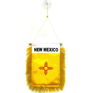 GUIRLANDE NON LUMINEUSE Fanion Nouveau-Mexique 15x10cm - Etat américain - 