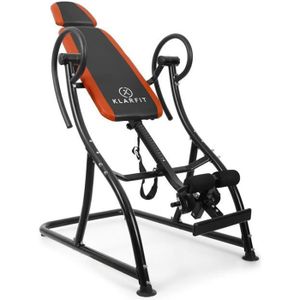 BANC DE MUSCULATION Table d'inversion Klarfit Relax Zone Pro pour soulager les douleurs dorsales