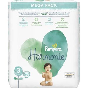 COUCHE PAMPERS Harmonie Taille 3 - 80 Couches
