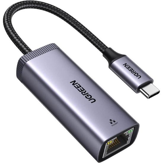 Adaptateur USB C Vers Ethernet Gigabit SUCESO - Thunderbolt 3 RJ45 1000 Mbps - MacBook, IPad, Dell, HP
