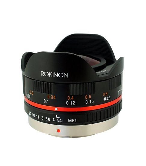Rokinon 7,5 Mm F3.5 Fischaugenobjektiv Für Micro Four Thirds – 180° Blickwinkel, Kompakt, Für Olympus & Panasonic