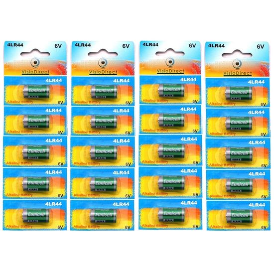 Lot De 10 Piles Alcalines 4LR44 6V - Marque Eunicell - Envoi Suivi - Neuf