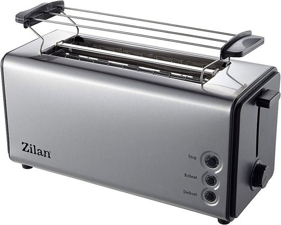 Zilan, Grille-Pain À Fente Longue, 4 Tranches De Toastautomatique, Xxl