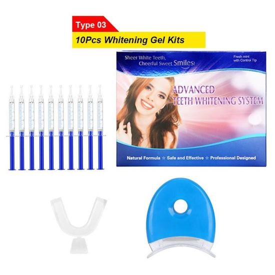 Kit de Blanchiment des Dents Peroxyde de Carbamide Gel Hygiène — free download