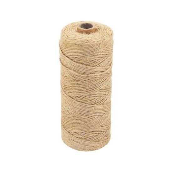 Ficelle Jute Naturelle 5 Mm - Bobine 100 M, Corde Rustique Résistante Pour Bricolage, Jardinage & Décoration