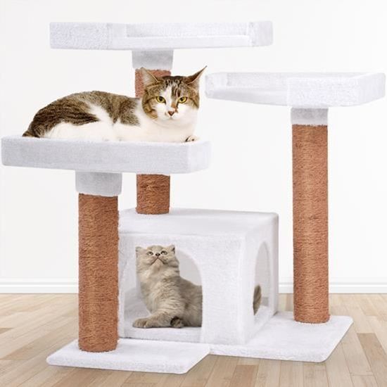 Arbre A Chat Pas Cher Design Blanc Simple Griffoir Chats Stable Grattoir Jouet Maisonnette Grotte Peluche Coco 66 Cm Cdiscount Animalerie Arbre A Chat Pas Cher Design Blanc Simple Griffoir Chats Stable Grattoir Jouet Maisonnette Grotte Peluche Coco 66 Cm Cdiscount Animalerie