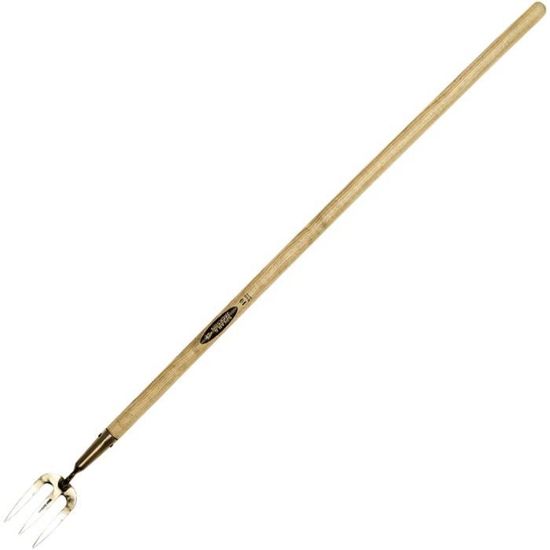 Spear & Jackson Fourche à Mauvaises Herbes Traditionnelle Manche Long – Acier Inoxydable Miroir