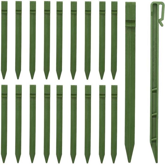 SLDHFE Lot De 50 Piquets D'ancrage Pour Bordure De Jardin, Piquets En