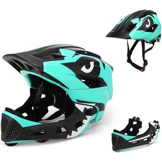 Fanelod Casque Intégral Enfant – Vélo, Trottinette, Skate – Taille 50-56 Cm (2 à 14 Ans) – PC + Mousse EPS