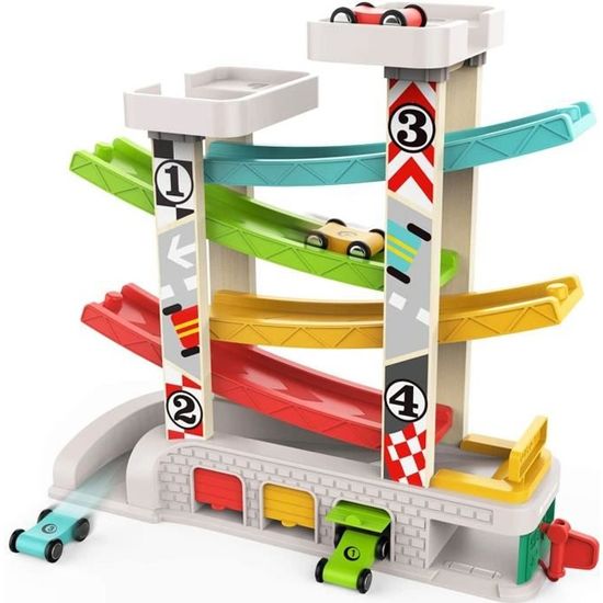 Joyreal Jouet Bebe 1 2 an - Rampe Voiture en Bois, Jeux Joyreal Jouet Bebe 1 2 an - Rampe Voiture en Bois, Jeux