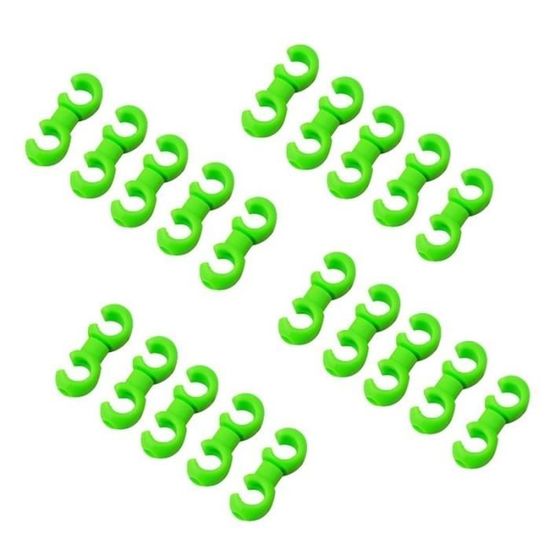 Kit 40 Clips Pour Vélo (20 Clips En C Et 20 En S) - Rangement Et Protection Des Câbles De Frein Et Dérailleur