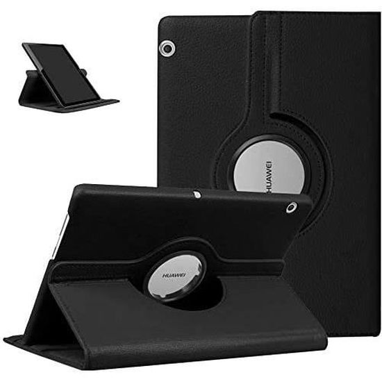 Housse Pour Huawei Mediapad T5 10.1 - Étui PU Avec Support, Motif Marbre, Protection Anti-Choc - 4