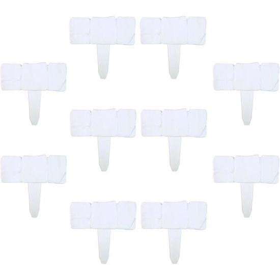Hanured 10 Pièces Clôture De Jardin En Métal Avec Portail - Barrière 81cm X 7m Pour Chien Et Animaux