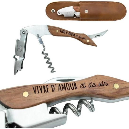 Tire-Bouchon Sommelier Professionnel - Coffret Cadeau Grand-Père