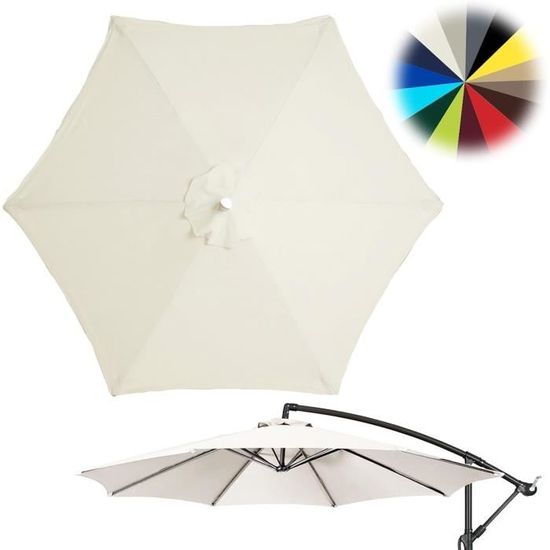 Auvent De Rechange 2,7M -3M Housse De Rechange Pour Parasol Imperméable