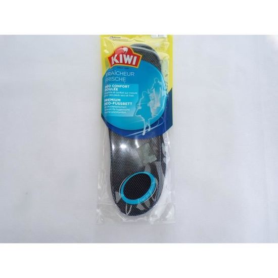 Kiwi Semelles Chaussure Fraicheur Deo Confort Moulee Sport 40 41 Noir Cdiscount Chaussures