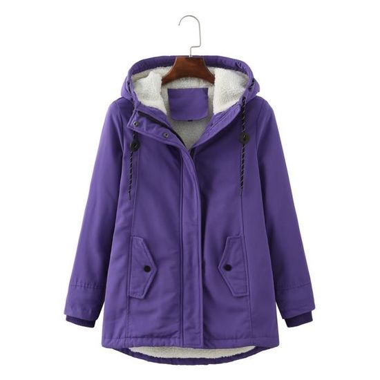 Doudoune Hiver Imperméable Pour Filles Avec Doublure Polaire - Manteau Chaud Lourd Pour Grands Enfants Et Ados