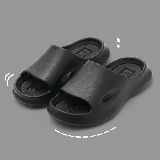 Skull Slides Sandales De Douche EVA – Design Tête De Mort Fun, Antidérapantes, Ultra Confort Pour Hommes & Femmes
