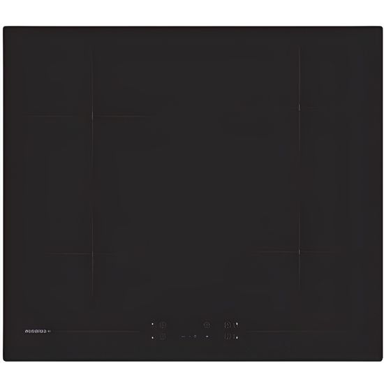 Plaque vitrocéramique ROSIERES RH64CT/2 - 4 foyers - Commandes tactiles individuelles - 6500W - Noir