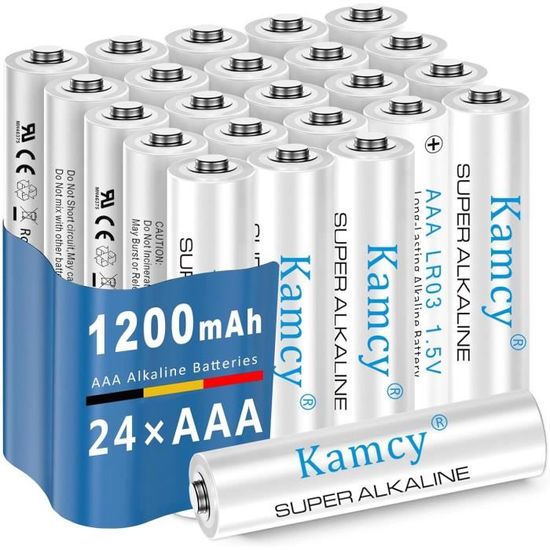 Piles Alcalines AAA Lot De 100-1,5V LR03 Piles AAA -1200mAh