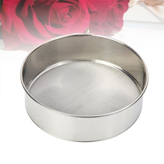 2 Pièces Filtre En Acier Inoxydable Tamis À Farine De Cuisson