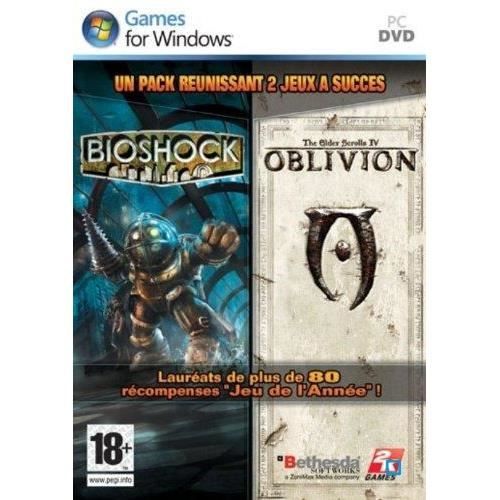 Take 2 Pack Oblivion + Bioshock / Jeu PC Dvd-Rom
