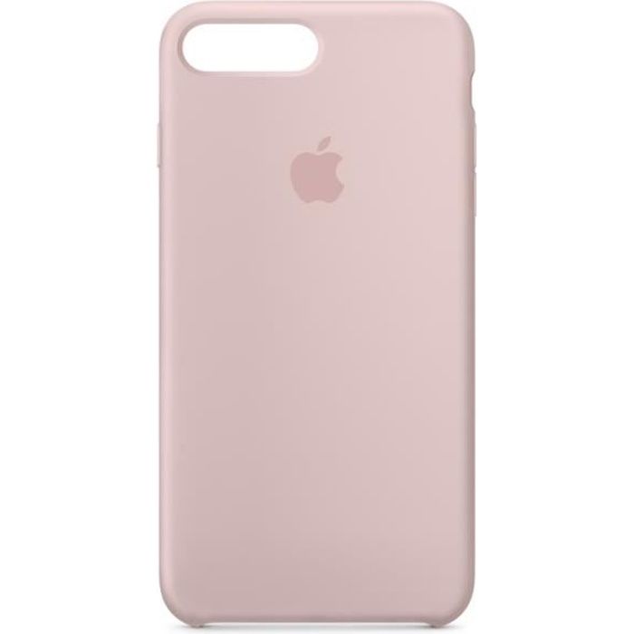Coque en silicone pour iPhone 8 Plus / 7 Plus - Rose des sables