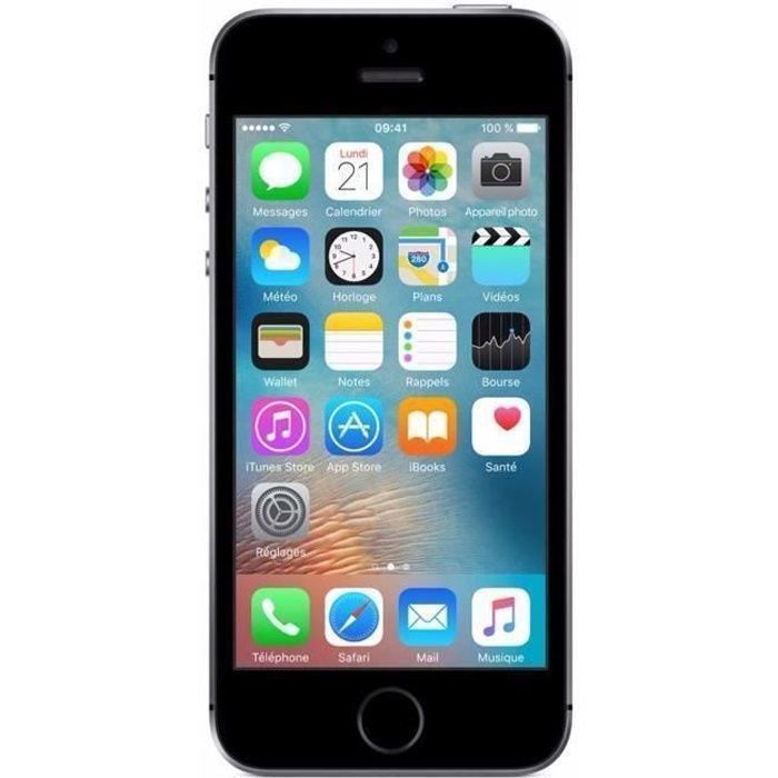 APPLE Iphone SE 32Go Gris sidéral - Reconditionné - Très bon état