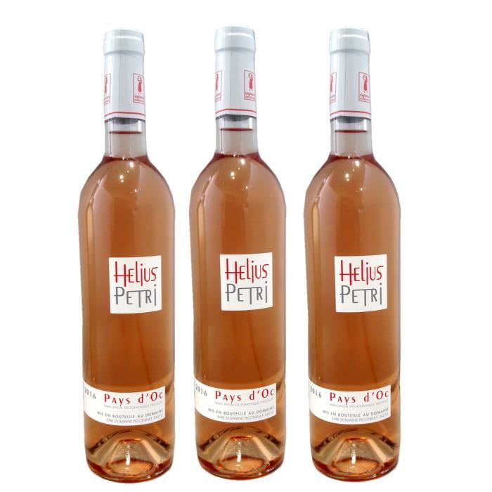 Helius Petri Rosé 2016 Pays d'Oc, Vin Exceptionnel