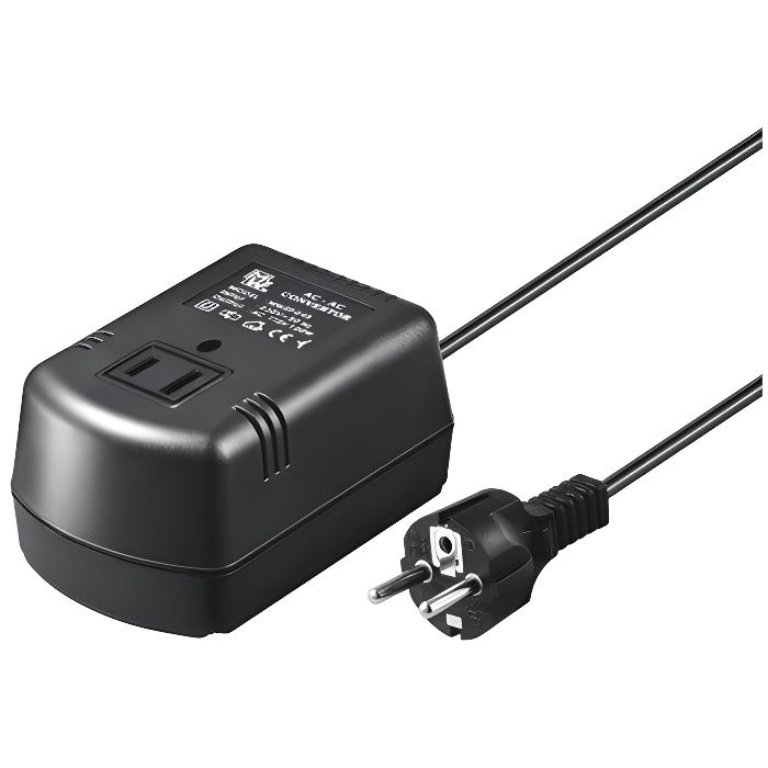 CONVERTISSEUR DE TENSION 220V VERS 110V, 100W P…