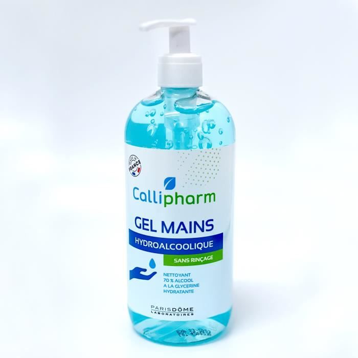 1 Bouteilles de Gel hydroalcoolique désinfectant Callipharm 500ML