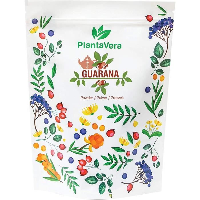GUARANA, Guarana poudre, Brazilian, Seed Poudre, Natural Energy, PURE, Paullinia cupana 1KG