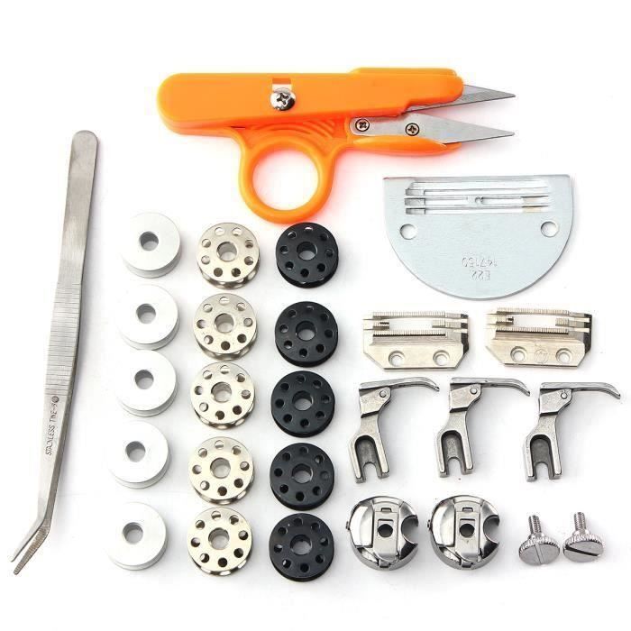 13 Pcs Industriel Aiguille Machine à coudre Pièces Pied-de-biche Accessoire Kit Aw32952
