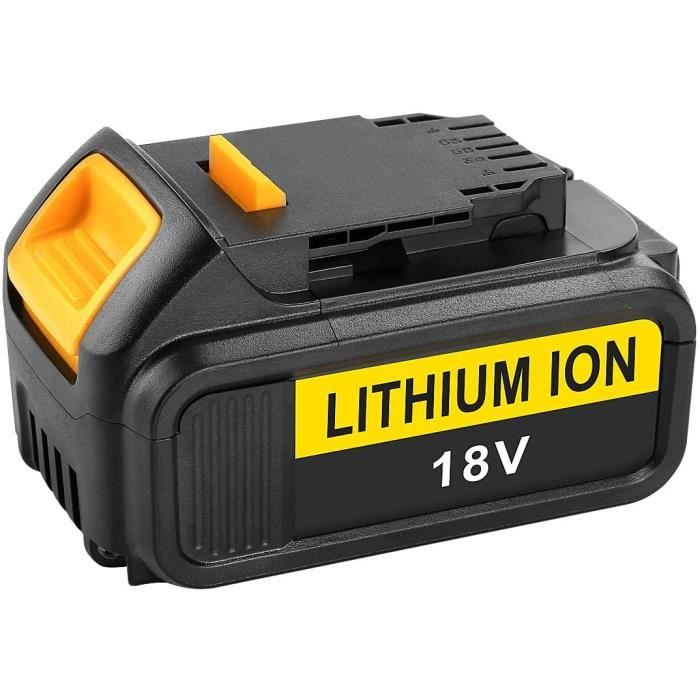 Batterie de rechange 18 V 4,0 Ah pour DeWalt DCB184 DCB200 DCB182 DCB180 DCB181 DCB182 DCB20, batterie de rechange aux