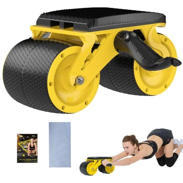 Fitness et Appareils abdominaux-Roues AB - Ab Roller Wheel - Ab Roller -Roue D'exercice pour Abdominaux avec Musculation