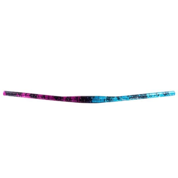 Guidon de vélo de montagne léger vtt remplacement de vélo barre de montage Extra longue 31.8mm 720mm/780mm Barre plate bleue