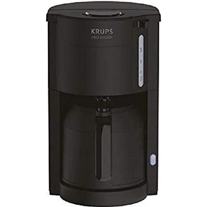SENYA Cafetière Électrique Isotherme 1L Crème - 870W Filtre Permanent Anti-Goutte Arrêt Auto