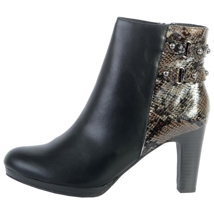 Boots The Divine Factory Talon The Divine Factory Noir Femme