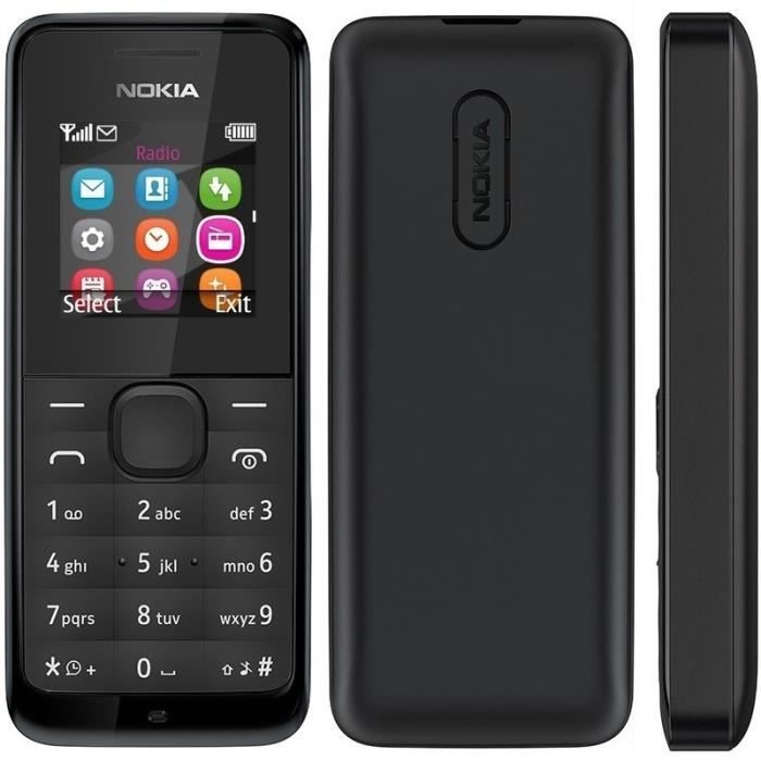 Nokia 105 Dual Sim Noir
