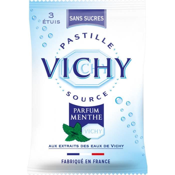 Pastilles menthe/sels minéraux x 3 VICHY