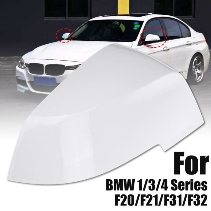 Coque Retroviseur droit Blanc Couvercle De Rétroviseur Remplacement ABS Pour BMW 1-3-4 Series F20-F21-F31-F32 No63656