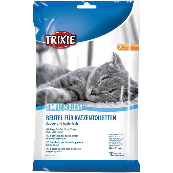 Comparer les prix de Pack De 10 Sacs Pour Bac De Litière Pour Chat 56X71 Cm Taille Xl
