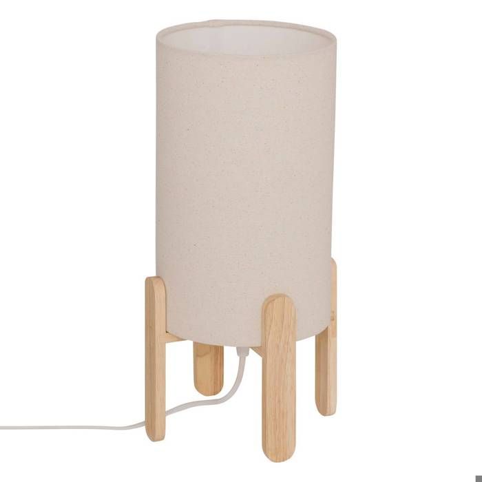 Lampe à poser champignon secteur Rafa beige H37cm - Atmosphera Créateur dintérieur