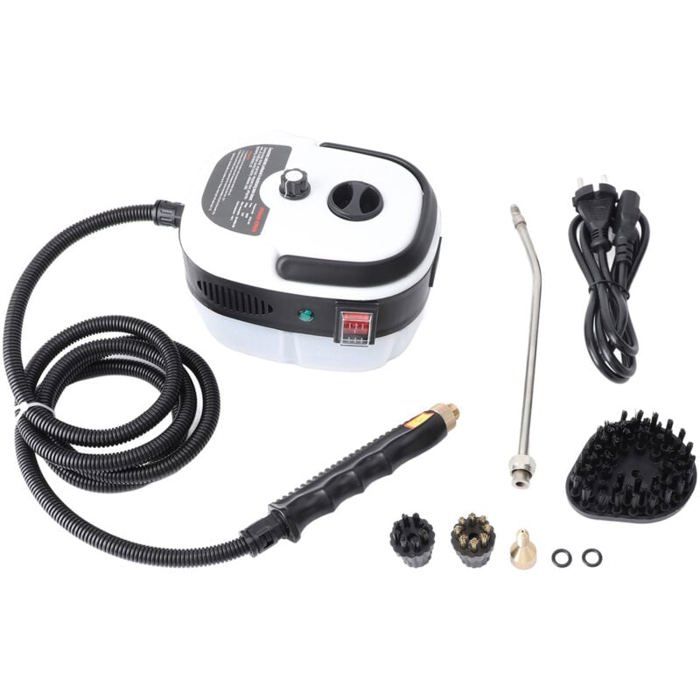 Eosnow Nettoyeur vapeur portatif 2500 W machine de nettoyage haute température sous pression avec têtes de brosse pour meubles de - Zhandd