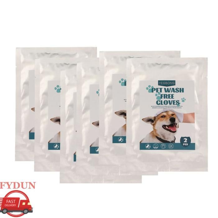 Comparer les prix de FYDUN Gants de nettoyage pour animaux de compagnie Lingettes pour  de Toilettage pour Animaux de Compagnie  de animalerie brosse